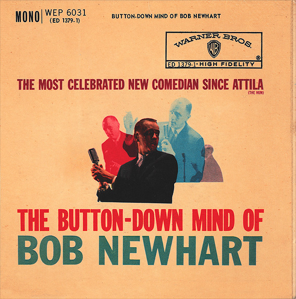 Bob Newhart - Button-Down Mind Of - Used Vinyl Record 7" image 1