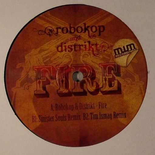 Robokop - Fire - Vinyl Record 12" image 1