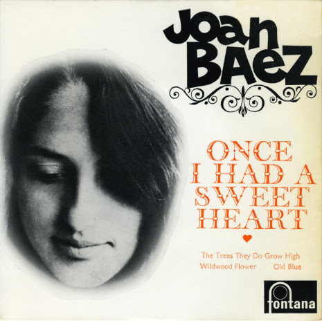 Joan Baez - Once I Had A Sweetheart - Used Vinyl Record 7" image 1