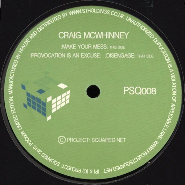 Craig McWhinney - Make Your Mess - Vinyl Record 12" image 1