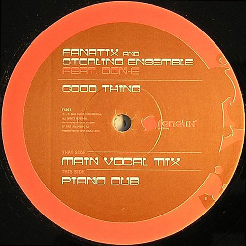 Fanatix - Good Thing - Vinyl Record 12" image 1