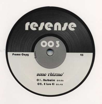 Sono Rhizmo' - Resense 003 - Vinyl Record 12" image 1
