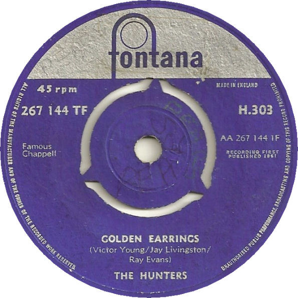 Hunters - Golden Earrings / Tally Ho - Used Vinyl Record 7" image 1