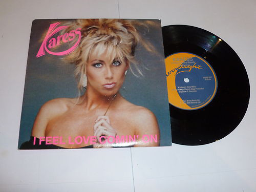 Karess - I Feel Love Comin' On - Used Vinyl Record 7" image 1