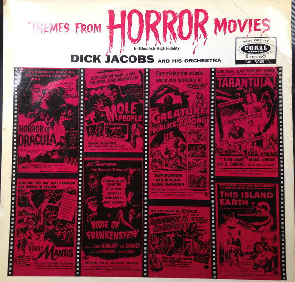 Dick Jacobs Orchestr - mes From Horror Movies - Used Vinyl Record image 1