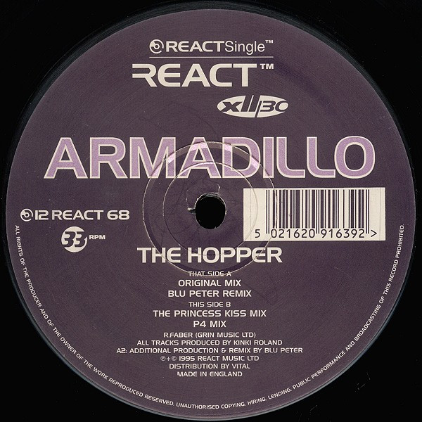Armadillo - Hopper - Used Vinyl Record 12" image 1