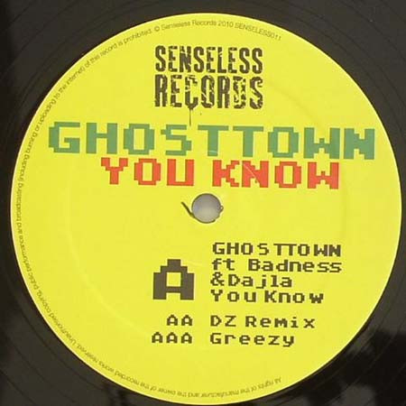 Ghosttown - You Know - Vinyl Record 12" image 1