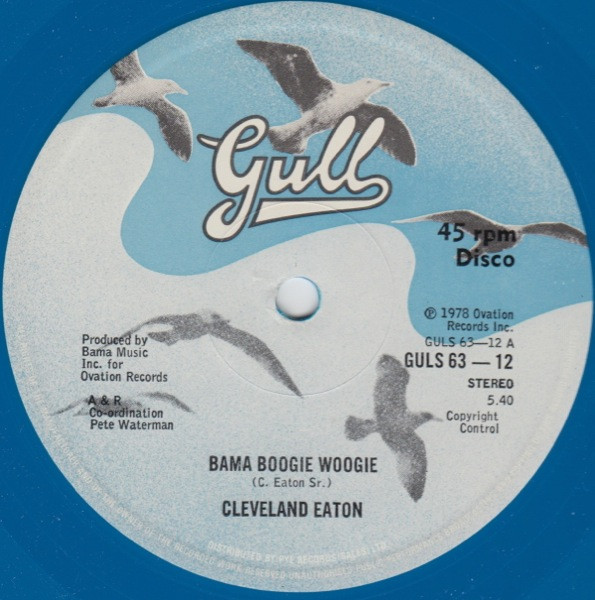 Cleveland Eaton - Bama Boogie Woogie - Used Vinyl Record 12" image 1
