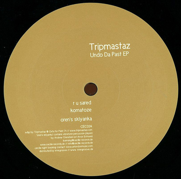 Tripmastaz - Undo Da Past EP - Vinyl Record 12" image 1