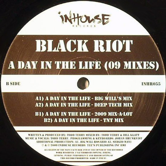 Black Riot - A Day In The Life (09 Mixes) - Vinyl Record 12" image 1