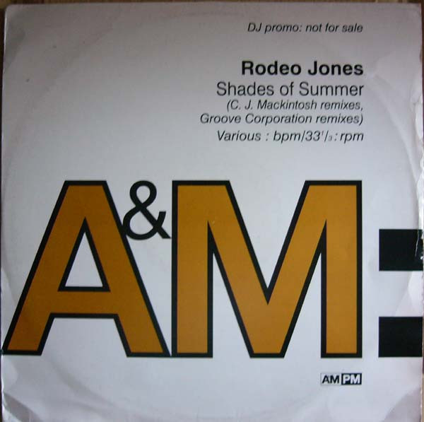 Rodeo Jones - Shades Of Summer Remixes - Used Vinyl Record 12" image 1