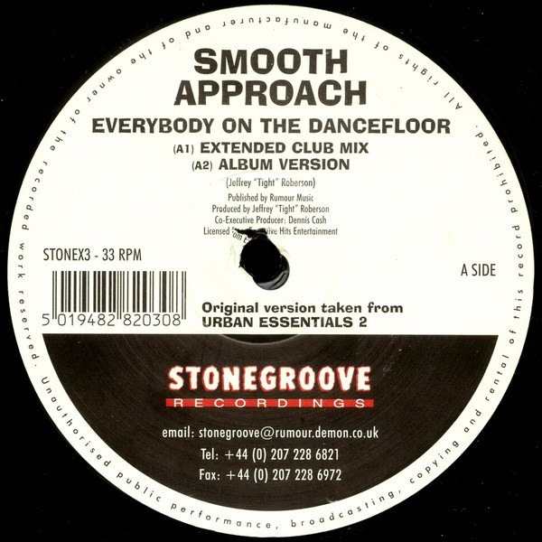 Smooth Approach - Everybody On The Dancefloor - Used Vinyl Record 12" image 1