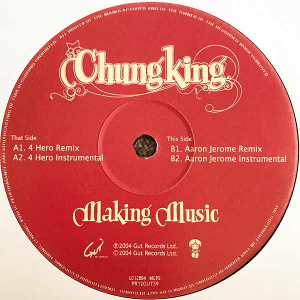 Chungking - Making Music (Remixes) - Used Vinyl Record 12" image 1