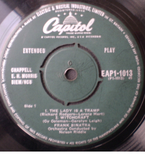 Frank Sinatra - Lady Is A Tramp - Used Vinyl Record 7" image 1