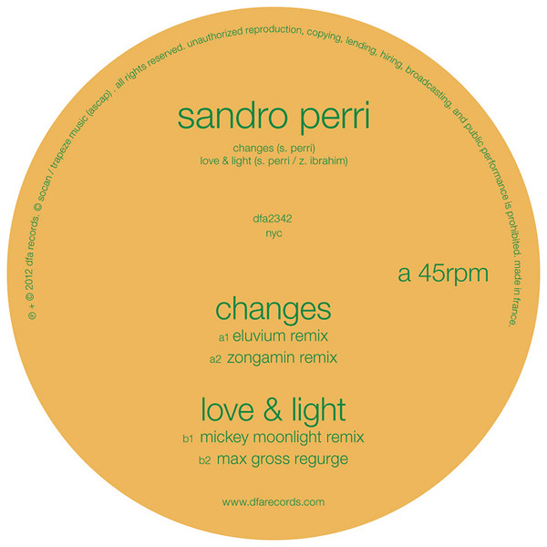 Sandro Perri - Changes - Vinyl Record 12" image 1