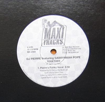 DJ Pierre - Together - Used Vinyl Record 12" image 1