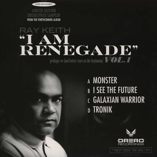 Ray Keith - I Am Renegade - Vinyl Record 12" image 1