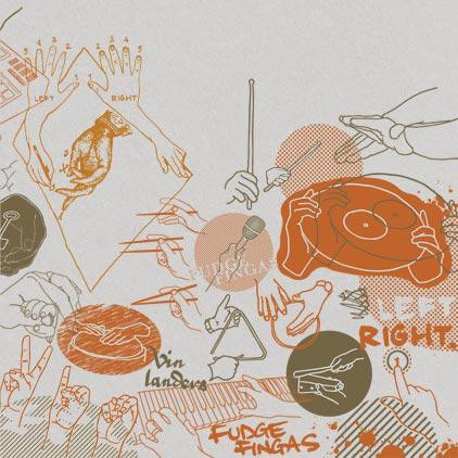Fudge Fingas - Many Hands EP - Used Vinyl Record 12" image 1