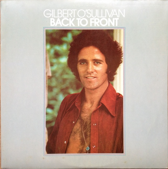 Gilbert O'Sullivan - Back To Front - Used Vinyl Record image 1