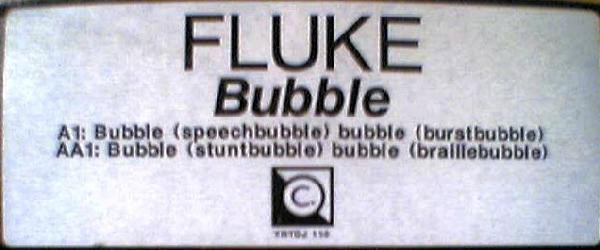 Fluke - Bubble - Used Vinyl Record 12" image 1
