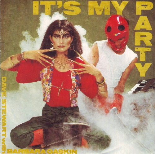 Dave Stewart & Barba - It's My Party - Used Vinyl Record 7" image 1