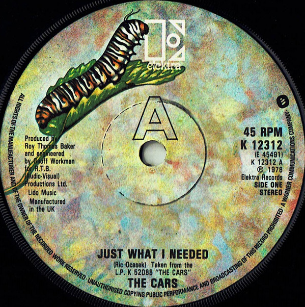 Cars - Just What I Needed - Used Vinyl Record 7" image 1