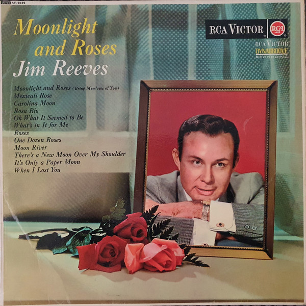 Jim Reeves - Moonlight And Roses - Used Vinyl Record image 1