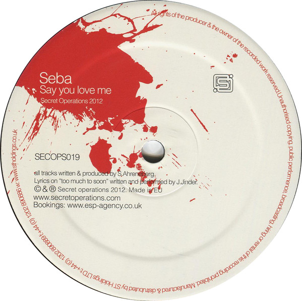 Seba - Too Much Too Soon - Vinyl Record 12" image 1