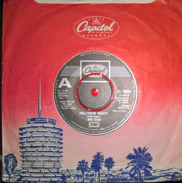 Bob Seger And The Si - Hollywood Nights - Used Vinyl Record 7" image 1