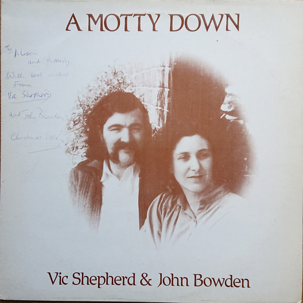 Vic Shepherd - A Motty Down - Used Vinyl Record image 1