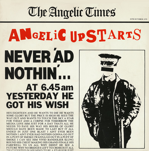 Angelic Upstarts - Never 'Ad Nothin' - Used Vinyl Record 7" image 1