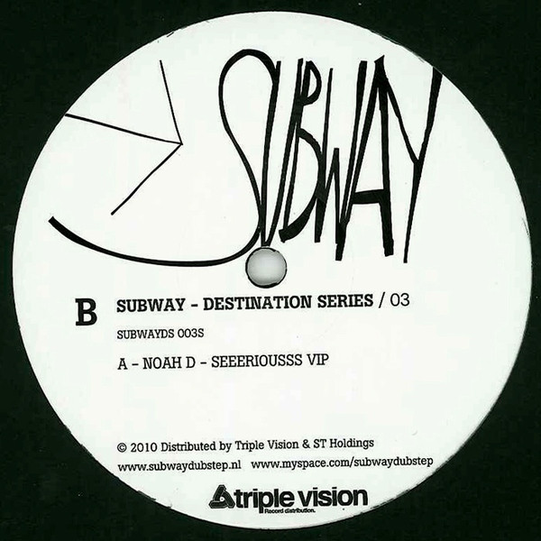 Noah D - Seeeriousss VIP - Vinyl Record 12" image 1