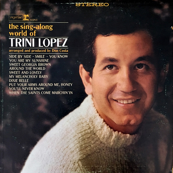 Trini Lopez - Sing-Along World Of - Used Vinyl Record image 1