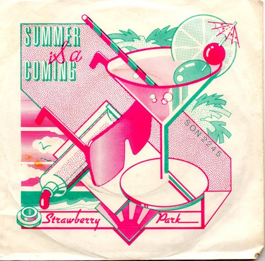 Strawberry Park - Summer Is A Coming / Beach Party - Used Vinyl Recor image 1