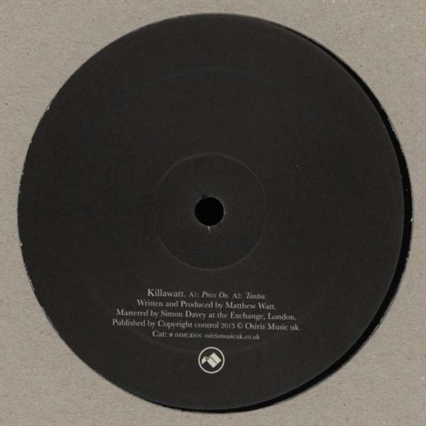 Killawatt - Press On / Tantra - Vinyl Record 12" image 1