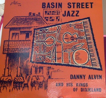 Danny Alvin's Kings - Basin Street Jazz - Used Vinyl Record image 1