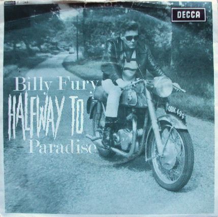 Billy Fury - Halfway To Paradise - Used Vinyl Record 7" image 1