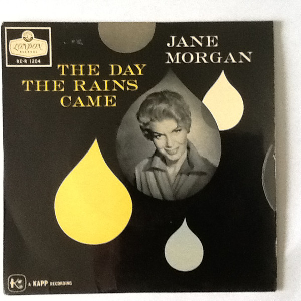 Jane Morgan - Day The Rains Came - Used Vinyl Record 7" image 1