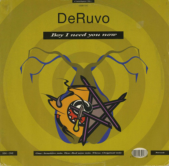 DeRuvo - Boy I Need You Now - Used Vinyl Record 12" image 1