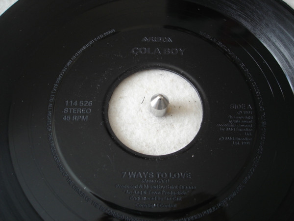 Cola Boy - 7 Ways To Love - Used Vinyl Record 7" image 1