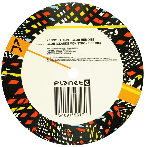 Kenny Larkin - Glob Remixes - Vinyl Record 12" image 1