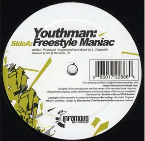 Youthman - Freestyle Maniac / Gutterkrunk - Used Vinyl Record image 1