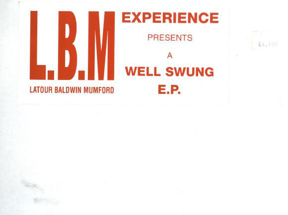LBM Experience - Well Swung E.P. - Used Vinyl Record 12" image 1