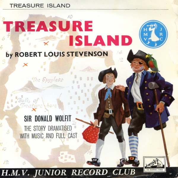 Robert Louis Stevens - Treasure Island - Used Vinyl Record 7" image 1