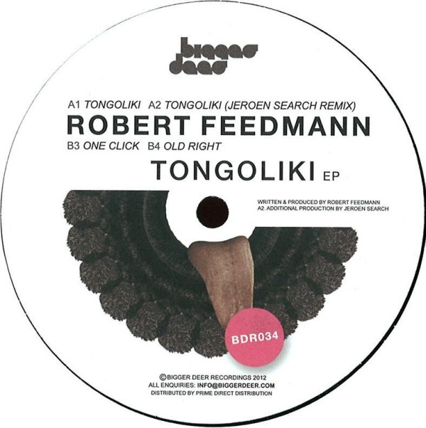 Robert Feedmann - Tongoliki EP - Vinyl Record 12" image 1