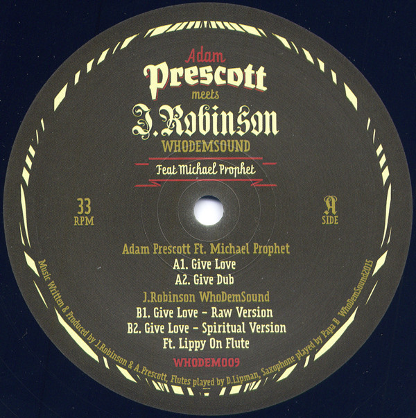 Adam Prescott - Give Love - Vinyl Record 12" image 1