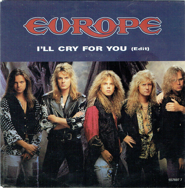 Europe - I'll Cry For You (Edit) - Used Vinyl Record 7" image 1