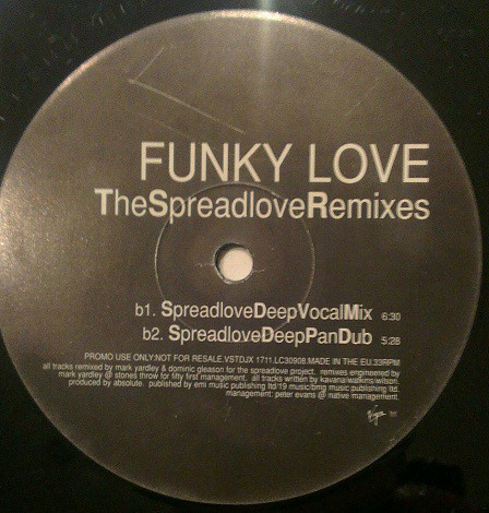 Kavana - Funky Love (The Spreadlove Remixes) - Used Vinyl Rec image 1