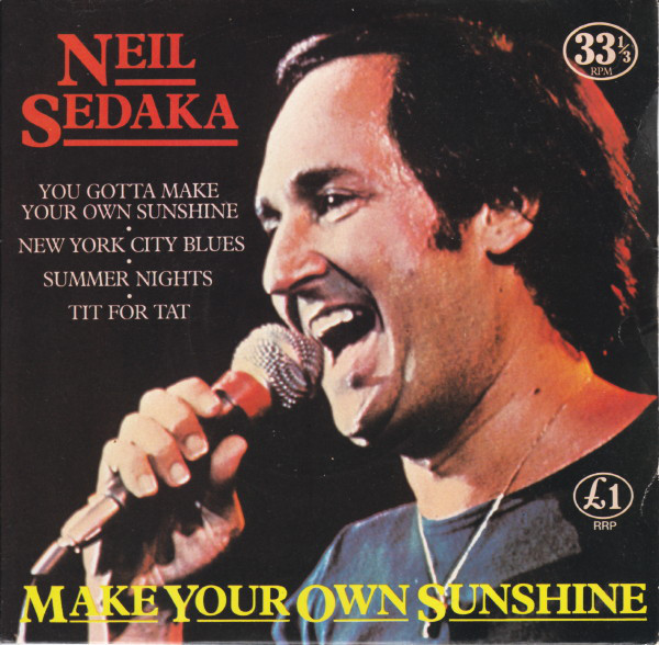 Neil Sedaka - Make Your Own Sunshine - Used Vinyl Record 7" image 1
