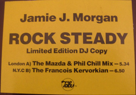 Jamie J. Morgan - Rock Steady - Used Vinyl Record 12" image 1